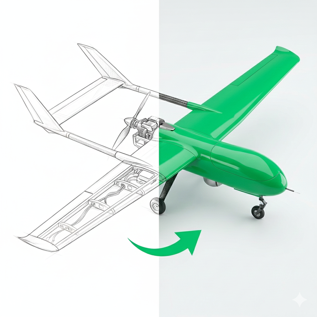 Modulare Drohnenplattform-Design