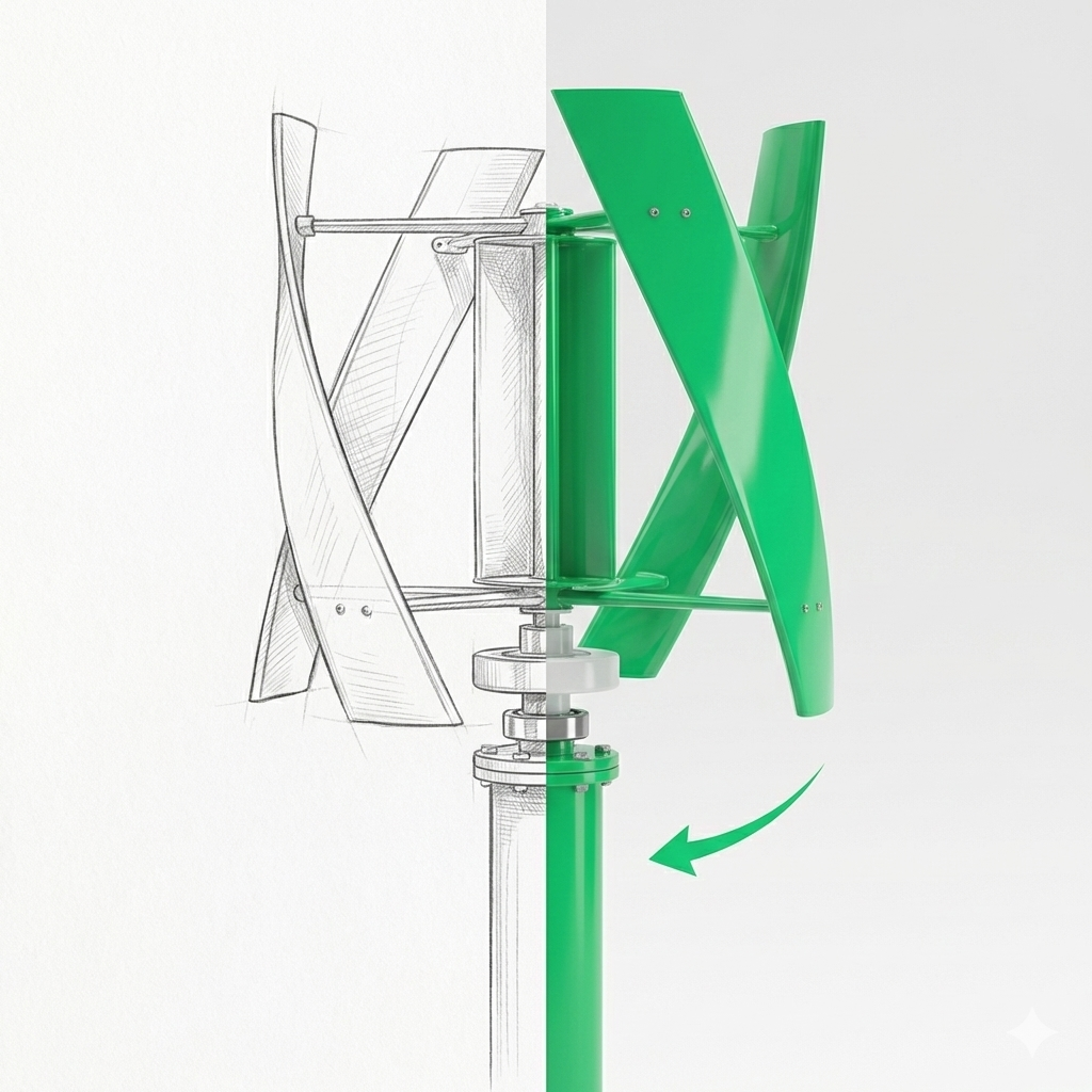 Windturbine – Entwicklung nach Parametern